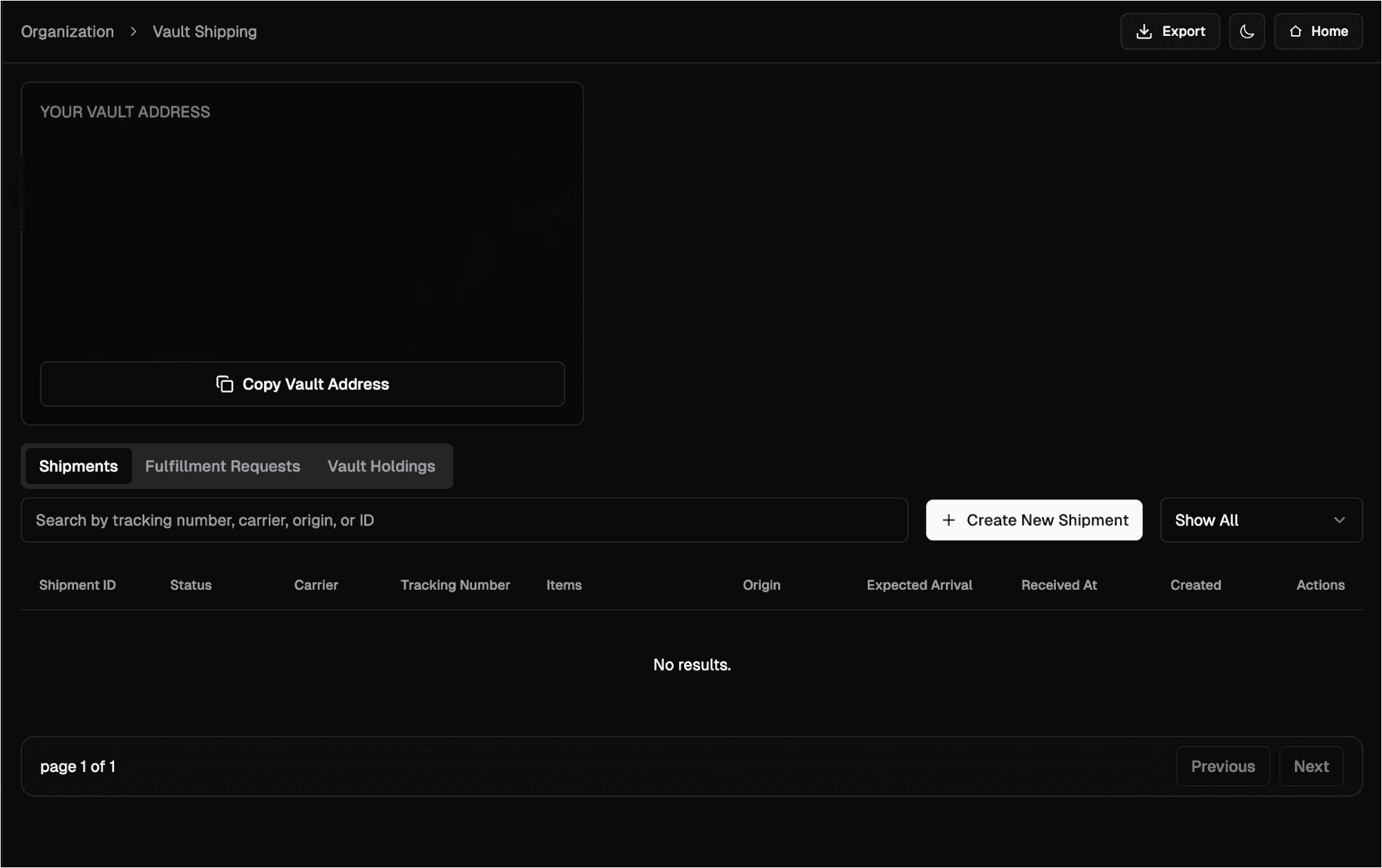 Vault Screenshot