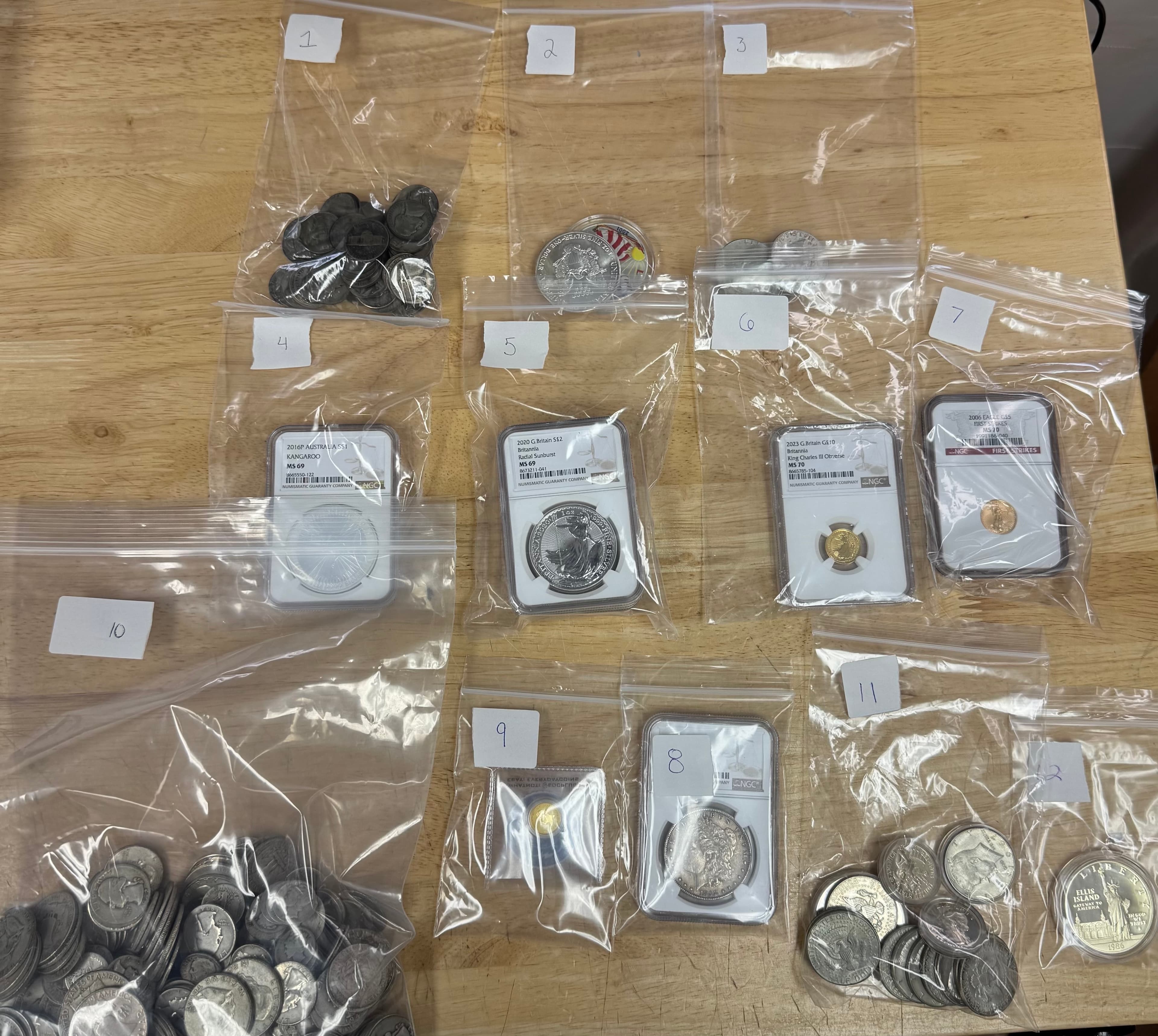 bagged items